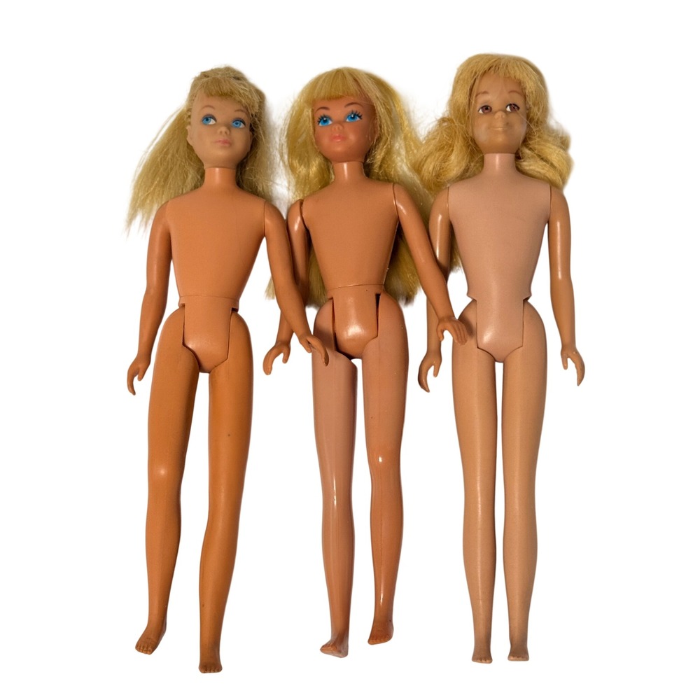 Vintage Mattel Doll Lot 1967 Japan 1967 Philippines 1983 Blonde Hair 3pc Set